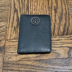 Tory Burch Black Leather Wallet
